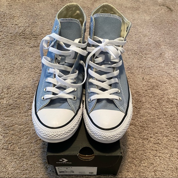 washed denim converse